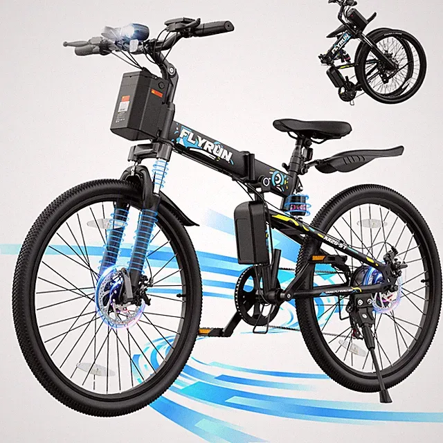 26" Foldable Ebike 750W Motor Commuter Electric Bike 48V E-Citybike LCD Display