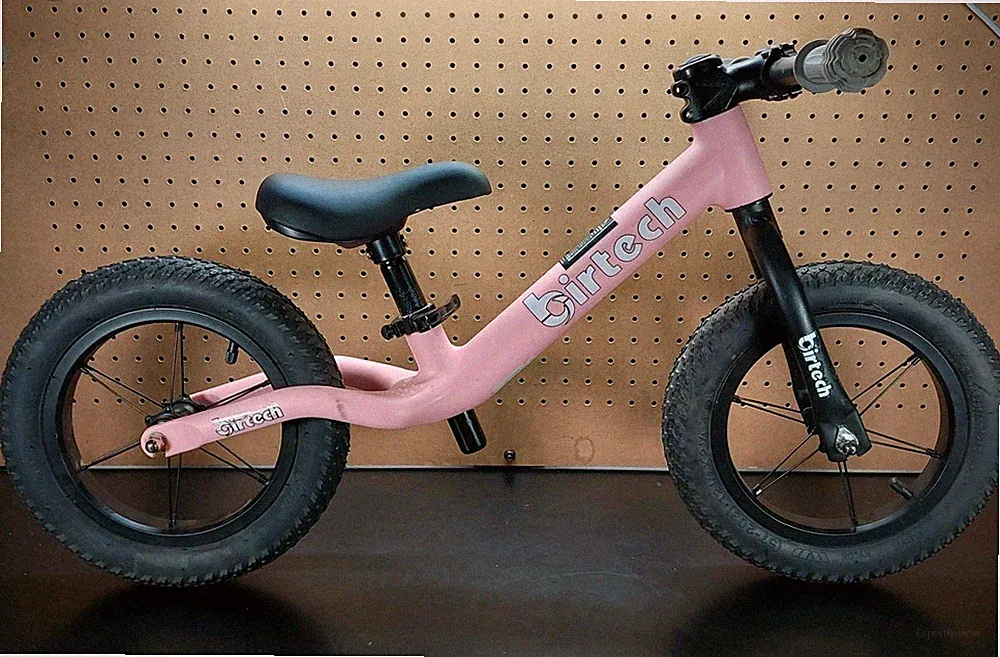 Birtech 12" Balance Bike Lightweight Nylon Frame Pink