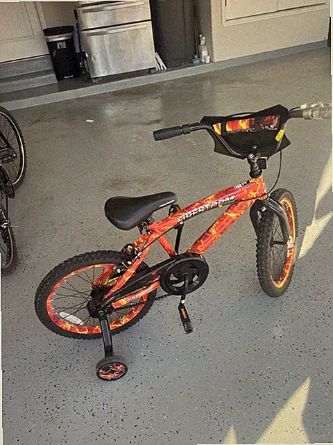 Firestorm 18" BMX Bike, Orange/Yellow
